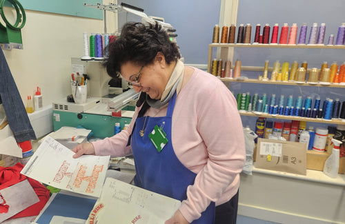 Embroidered summer T-shirts : 100% sustainable